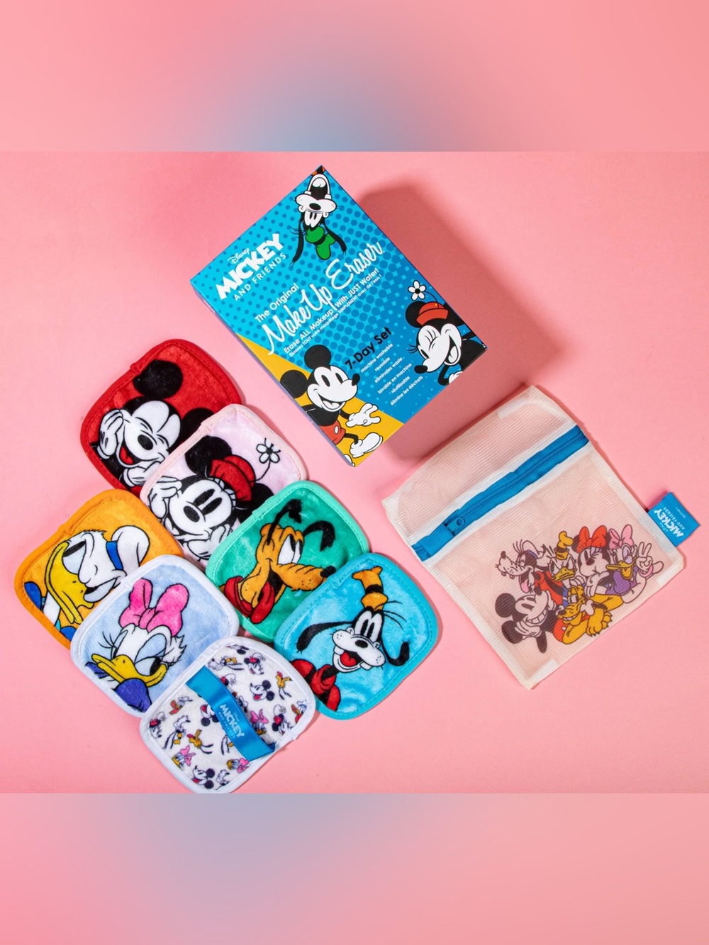 Disney’s Mickey and Friends NWT Makeup Remover! 7 Day Set. Brand New